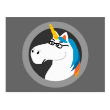 Geekicorn Carte Postale