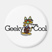 Geeky est le nouveau cool aimant pour réfrigérateur