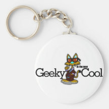 Geeky est le nouveau cool porte-clé