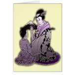 Geisha argenté carte