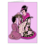 Geisha Carte De Vœux
