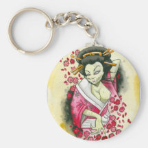 "Geisha de zombi " Porte-clés
