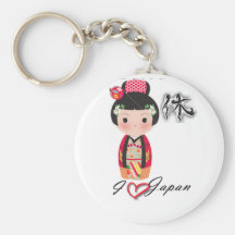 Geisha Keychains Porte-clé