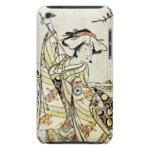 Geisha vintage japonais frais de rouleau d'ukiyo-e coques iPod Case-Mate