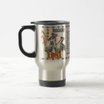 Gémeaux 1981 nés par coq en métal de zodiaque de V Tasse À Café