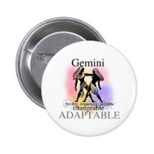 Gémeaux au sujet de vous pin's