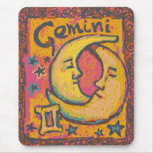 Gémeaux, produits personnalisables d'astrologie tapis de souris