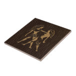 Gémeaux simili cuir carreaux