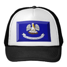 Gemme de drapeau de la Louisiane Casquettes De Camionneur