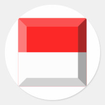 Gemme de drapeau de Solothurn Autocollant Rond