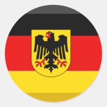Gemme de drapeau du Deutschland Autocollant