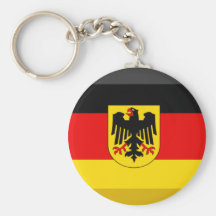 Gemme de drapeau du Deutschland Porte-clé