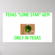 GEMMES DE COUPE DU TEXAS POSTERS
