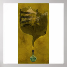 Génie dans une bouteille poster