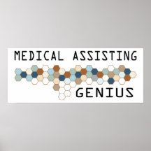Génie de assistance médical posters