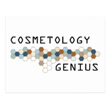 Génie de cosmétologie carte postale