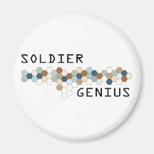Génie de soldat magnets pour réfrigérateur