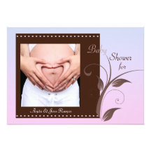 Genre inconnu - invitation de baby shower de photo