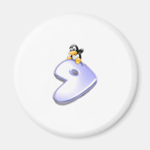 Gentoo Linux Magnets Pour Réfrigérateur