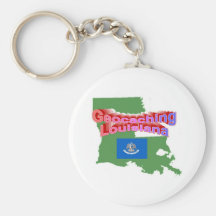 Geocaching Louisiane Keychain Porte-clef