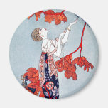 George Barbier "L'Oiseau Volage" 1914 Magnets Pour Réfrigérateur