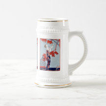 George Barbier "L'Oiseau Volage" 1914 Mugs À Café