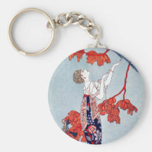 George Barbier "L'Oiseau Volage" 1914 Porte-clefs