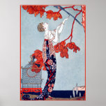 George Barbier "L'Oiseau Volage" 1914 Posters