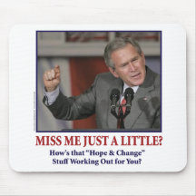 George Bush/Mlle Me Just ? Tapis De Souris