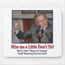 George Bush/Mlle Me Just ? Tapis De Souris