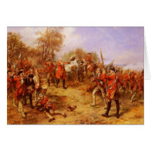 George II chez Dettingen Carte