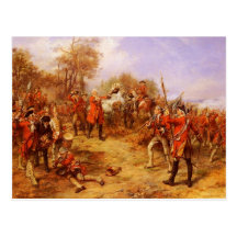 George II chez Dettingen Carte Postale
