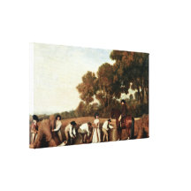 George Stubbs - la récolte de grain Impressions Sur Toile