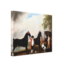 George Stubbs - phaéton du prince de Galles Toile Tendue Sur Châssis