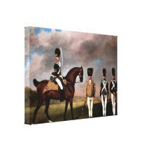 George Stubbs - soldats du 10ème régiment Toile Tendue