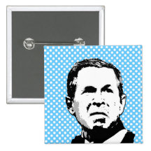 George W Bush 3 Badge