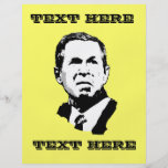 George W Bush 3 Prospectus Avec Motif