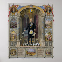 George Washington, le maçon II Posters