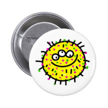 Germe jaune de bande dessinée pin's