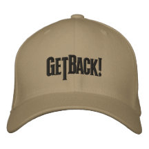 GetBack ! Beatlemania a brodé le casquette Chapeaux Brodés
