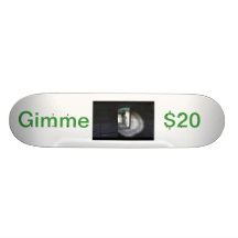 Gimme $20 planches à roulettes customisées