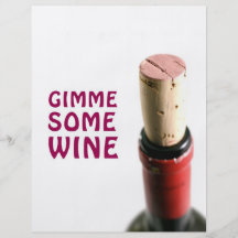 Gimme du vin prospectus avec motif