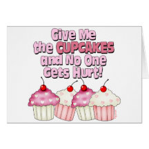 Gimme les petits gâteaux cartes de vœux