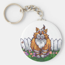 Ginger Cat Key Chain