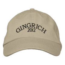 Gingrich pour le président 2012 casquette brodée