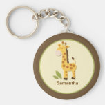 GIRAFE ADORABLE KEYCHAIN PERSONNALISABLE porte-clés