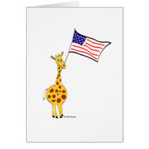 Girafe américaine cartes