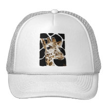 girafe casquette de camionneur