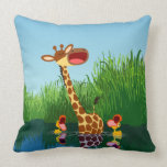 Girafe de bande dessinée et oreiller mignons de ca oreillers american