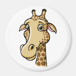 Girafe de bande dessinée aimants pour réfrigérateur